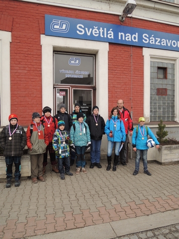 Žďárská výprava před cestou domů