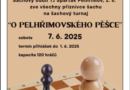 Šachový turnaj O pelhřimovského pěšce 2025